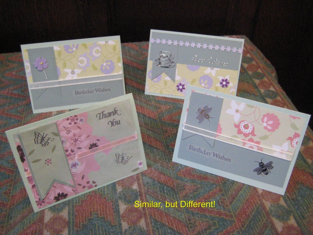 An example of the card making